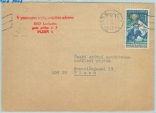 67901 - Cecoslovacchia - STORIA POSTALE - COPERTINA: Ping Pong 1976 Ping Pong