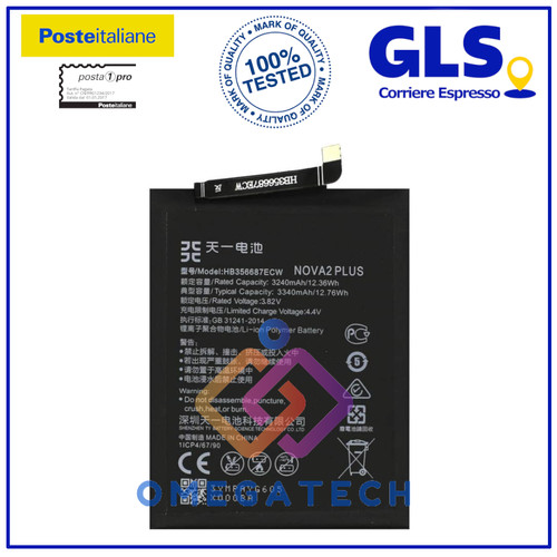 Batteria 3340mah per huawei - per,