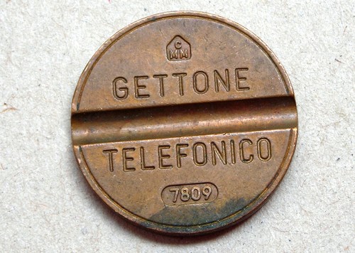 Gettone telefonico 7809 cmm - telefonico,