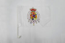 BANDIERA PER AUTO REGNO DELLE DUE SICILIE 1816 45x30cm - BANDIERINA DA AUTO SICI