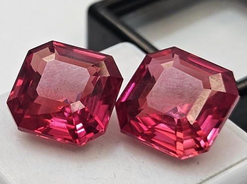 Rose pink pair morganite - pink,