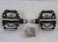 Set pedali e tacchetti Shimano PD-A530, BMX/MTB doppia piattaforma, ottime condizioni