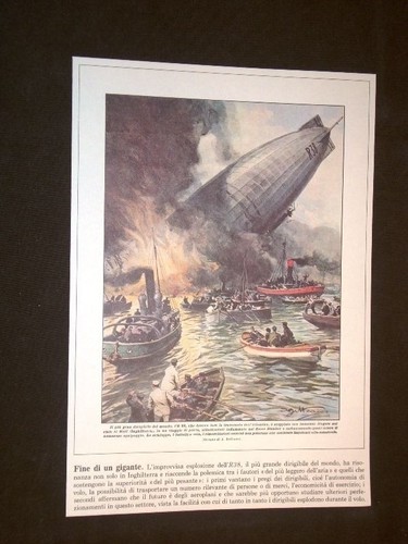 Anno 1923 fine del - 1923, dirigibile