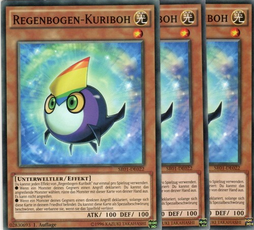 Yugioh arcobaleno kuriboh - 3x, arcobaleno-kuriboh