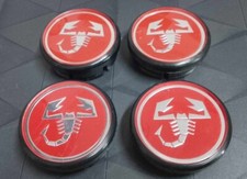 Set 4 coprimozzi ruota Abarth