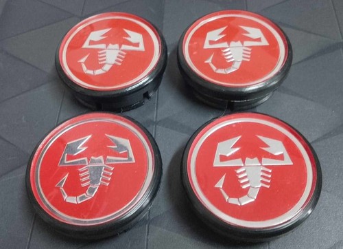 Set coprimozzi ruota abarth - coprimozzi,