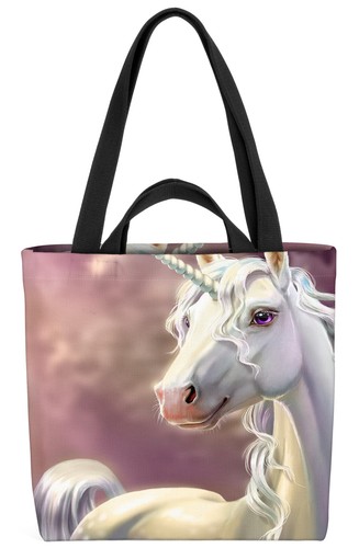 Unicorno bambina cielo borsa