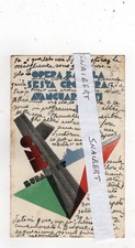 CARTOLINA OPERA BALILLA SESTA CROCIERA AVANGUARDISTI 1932 ILL.  ANGELINI VG 1932