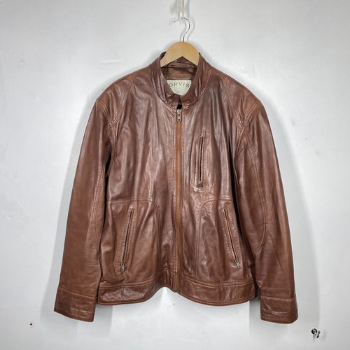 Orvis giacca pelle uomo - giacca, xl