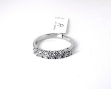 Anello Veretta Donna Luca Barra ANK652 In Acciaio Con Zirconi