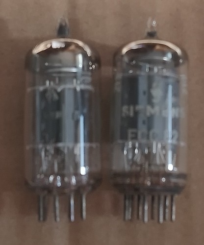 Coppia valvole ecc82 12au7 - valvole,