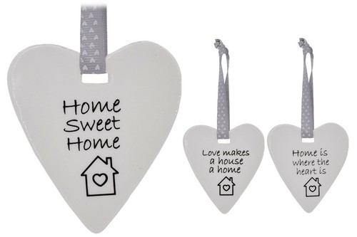 Piccolo cuore ceramica casa - ceramica,