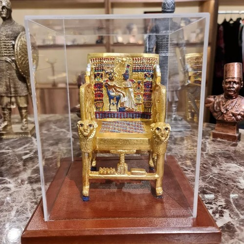 Trono oro tutankhamon - d'oro,