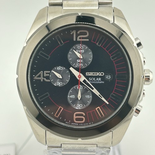 Seiko analogue quartz solar - seiko,