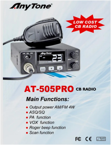 Anytone 505pro canali - at-505pro, 40
