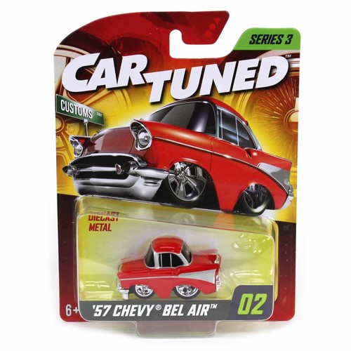 Car tuned 1957 chevy bel - bel, air