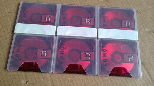 Minidisc sony red - sony, hot
