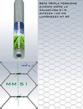 RETE METALLICA ZINCATA  51/6