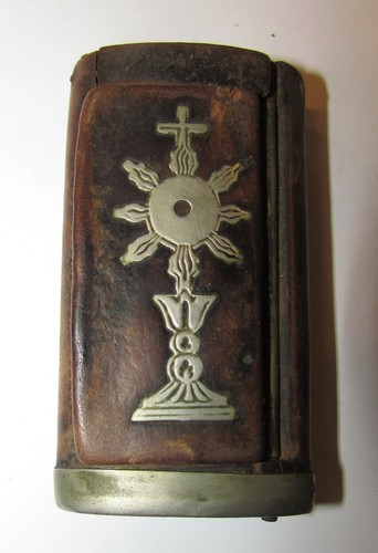 Tabacchiera legno metallo - in,