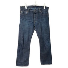 Jeans Momotaro W34 Giapponese Selvedge Denim Vestibilità Dritta Uomo Raw Blu F/S
