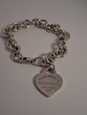 Bracciale Tiffany & Co. cuore medio 19 cm