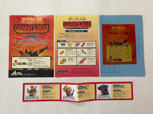 Snk neo geo ninja - geo, commando