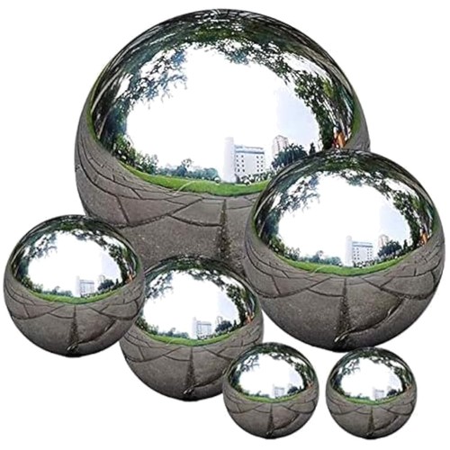 Sfera giardino acciaio - sfera,