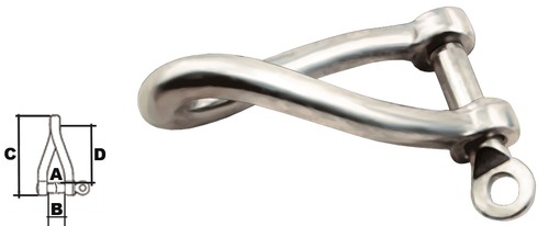 Grillo ritorto inox 316 - grillo, d