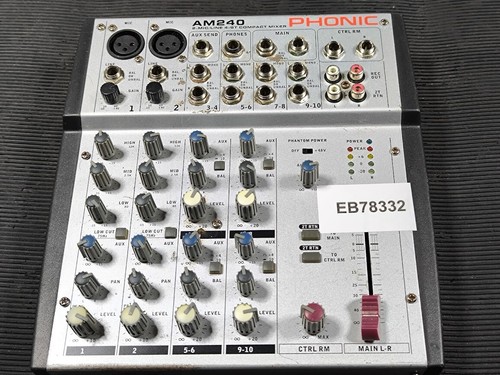Mixer compatto phonic - phonic, am240
