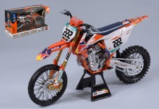 Red Bull Ktm 450 Sx-f #222 Tony Cairoli Motocross 1:6 Model 49673 NEW RAY