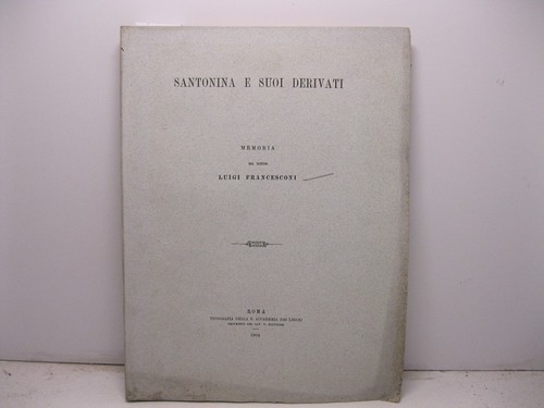 Francesconi luigi santonina - francesconi, e