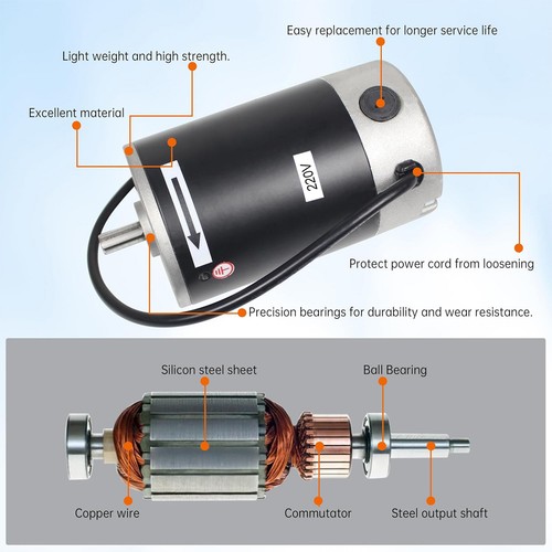 Motore mini tornio 220v - tornio, 750w