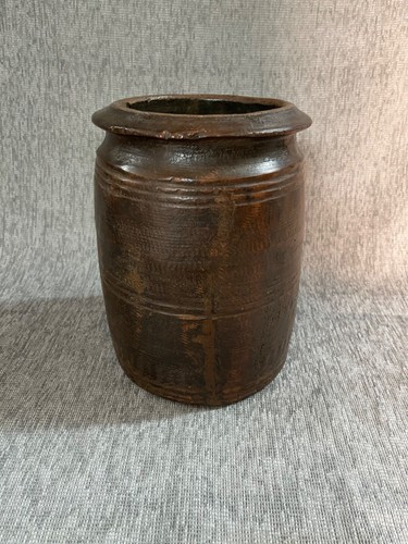Vaso etnico legno - vaso,