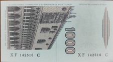 Rarissima Mille Lire Marco