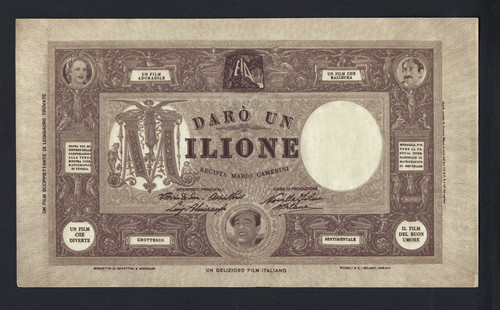 1000 lire fac - fac, simile
