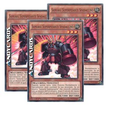SAMURAI SUPERPESANTE SPADACCINO 3x • Comune • DUEA IT012 • 1Ed • Yugioh!