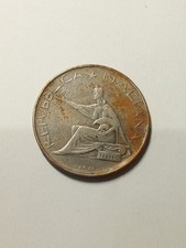Moneta In Argento Da Lire 500 QUADRIGA Del 1961 ( da Pulire)