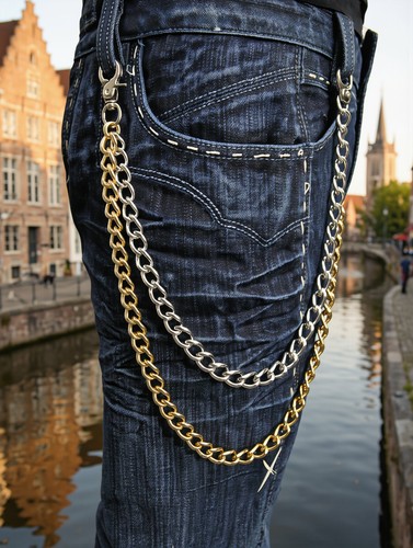 Portafoglio uomo oro argento - portafoglio,