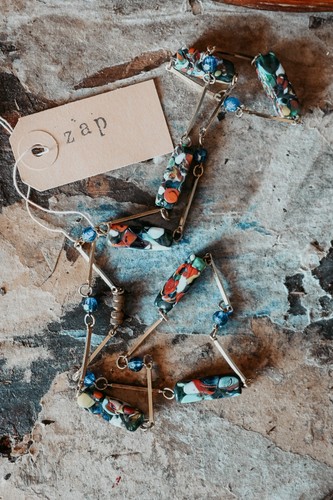 Collana vintage millefiori