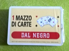 1 Mazzo  DAL NEGRO  54 Carte Poker SCALA 40  DAL NEGRO TREVISO  NUOVE  Sigillate