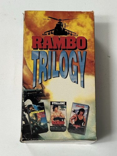 Rambo trilogy vhs box - trilogy,