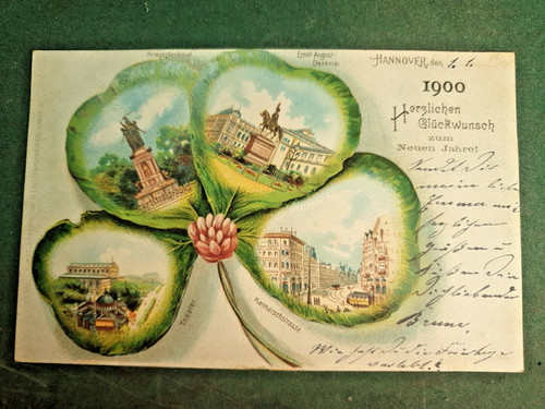 Hannover 1899 farblitho - hannover,