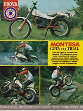 advertising TEST MOTO MONTESA COTA 123 TRIAL 1980 -MOTOSPAGNOLE TRIAL EPOCA