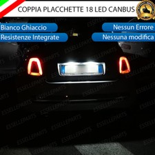 COPPIA LUCI TARGA 18 LED PER