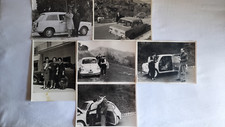 lotto 6 fotografie tematica auto d'epoca in bianco e nero