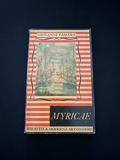 LIBRO MYRICAE di GIOVANNI PASCOLI - BIBLIOTECA MODERNA MONDADORI