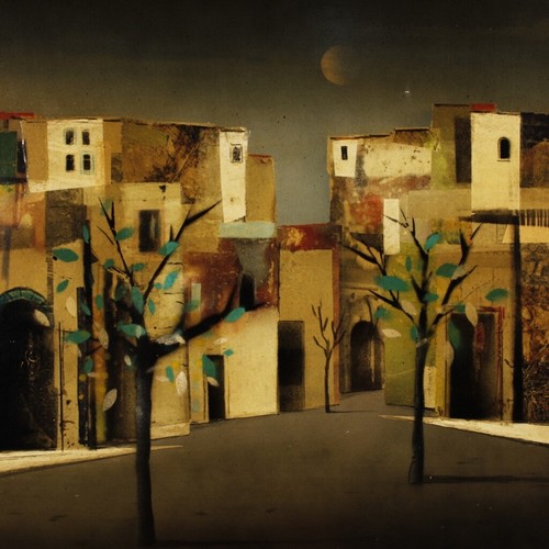 Dipinto quadro paesaggio