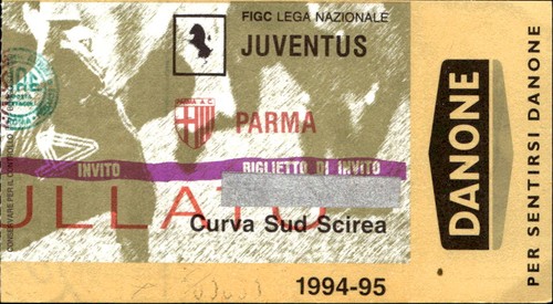Biglietto invito juventus - biglietto,