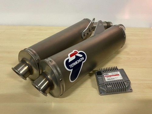 Kit silenziatori titanio ecu - titanio,