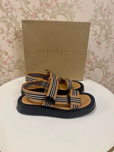 Sandali burberry con tessuto - burberry,